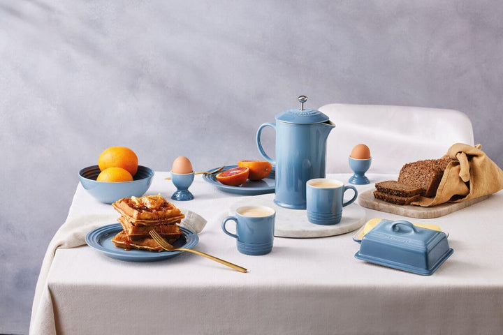 Le Creuset Butterdose aus Steinzeug, 900 g, 17 x 12.5 x 9 cm, Chambray, 70837174340000