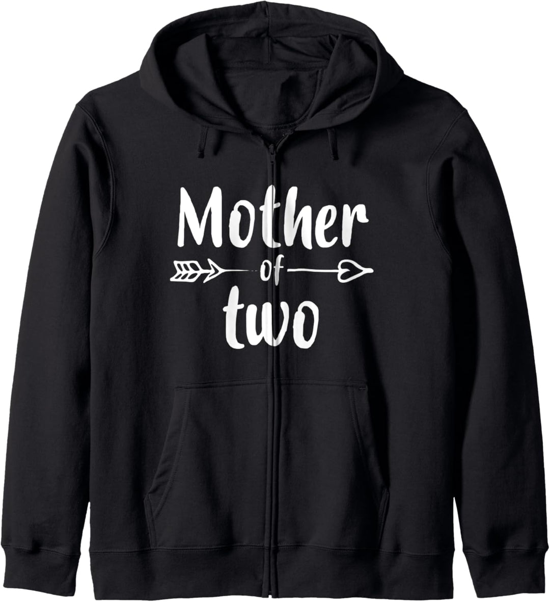 Mutter von Zwei Geschenk für Mama von 2 Kindern Mama 2 Kapuzenjacke