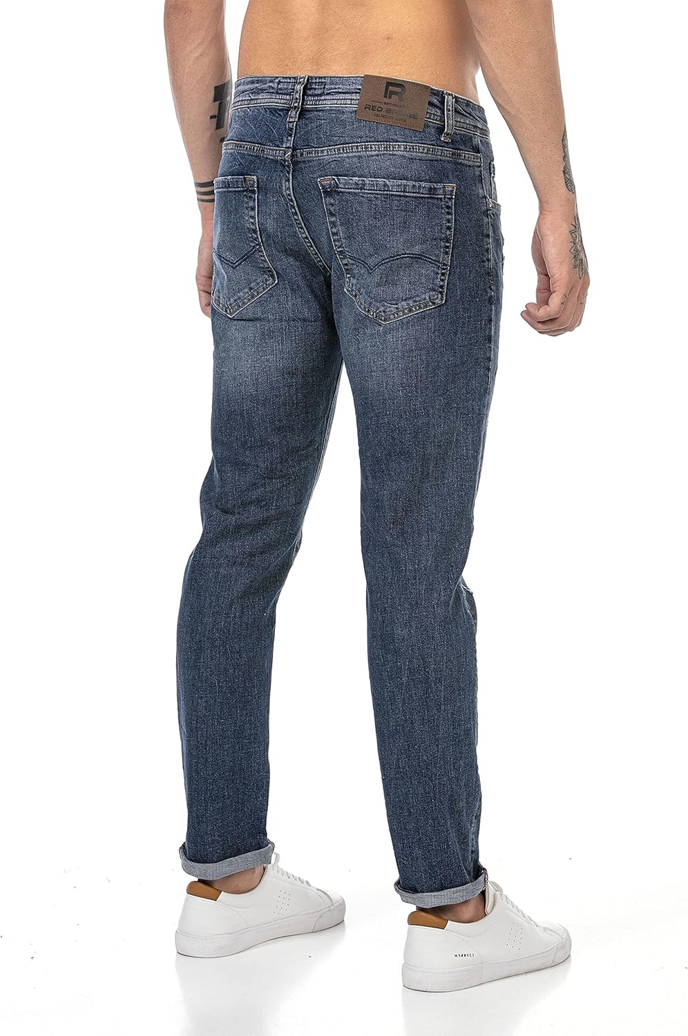 Redbridge Jeans für Herren Hose Denim Pants Used Look Destroyed 30W / 34L Dunkelblau, 30W / 34L Dunk