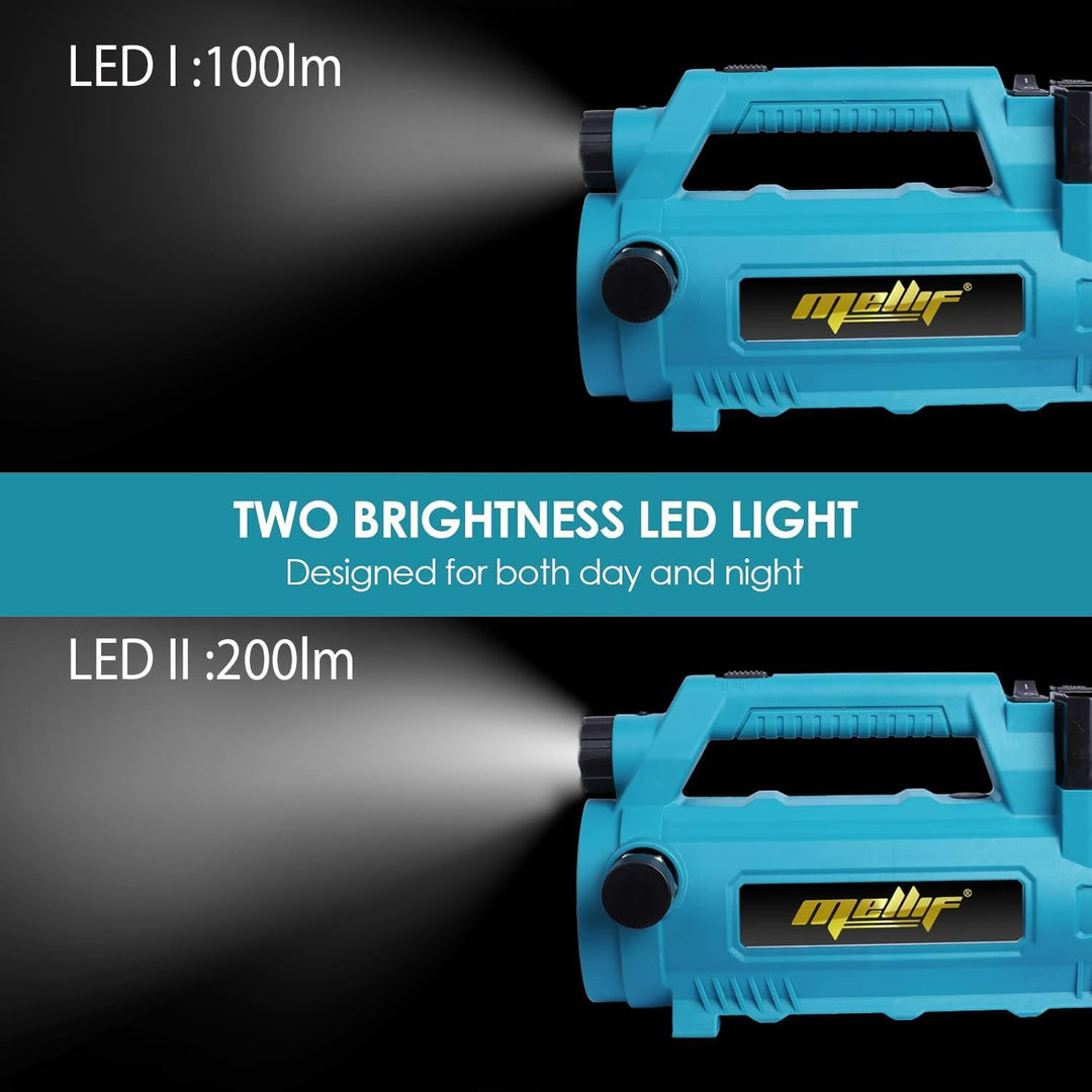 Mellif Wasserpumpe für Makita 18 V Akku, elektrische Gartenpumpe, kabellose tragbare selbstansaugend