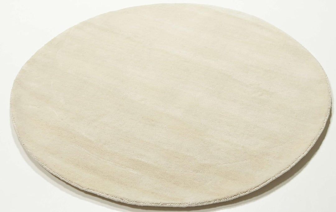 RugVista, Handloom, Teppich, Mittelflor, ∅ 150 cm, Rund, Wolle, Flur, Schlafzimmer, Küche, Wohnzimme