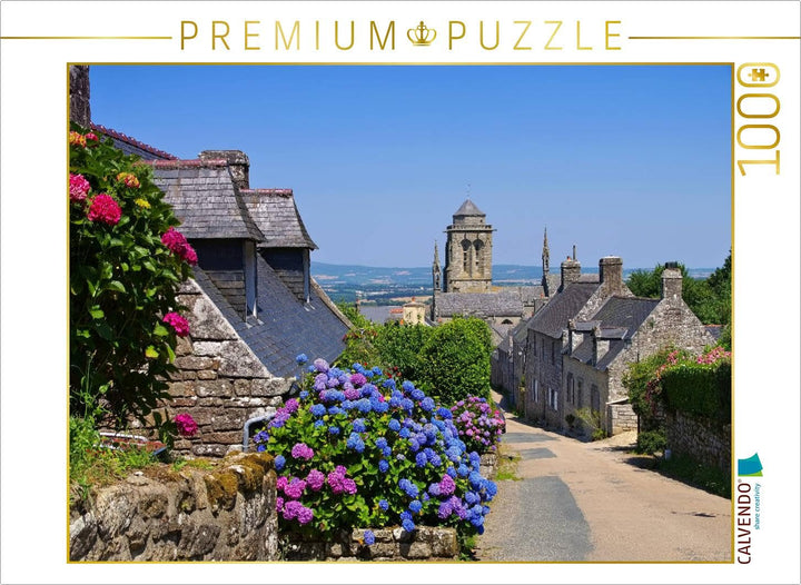 CALVENDO Puzzle Rue Saint-Maurice in Locronan 1000 Teile Lege-Grösse 64 x 48 cm Foto-Puzzle Bild von