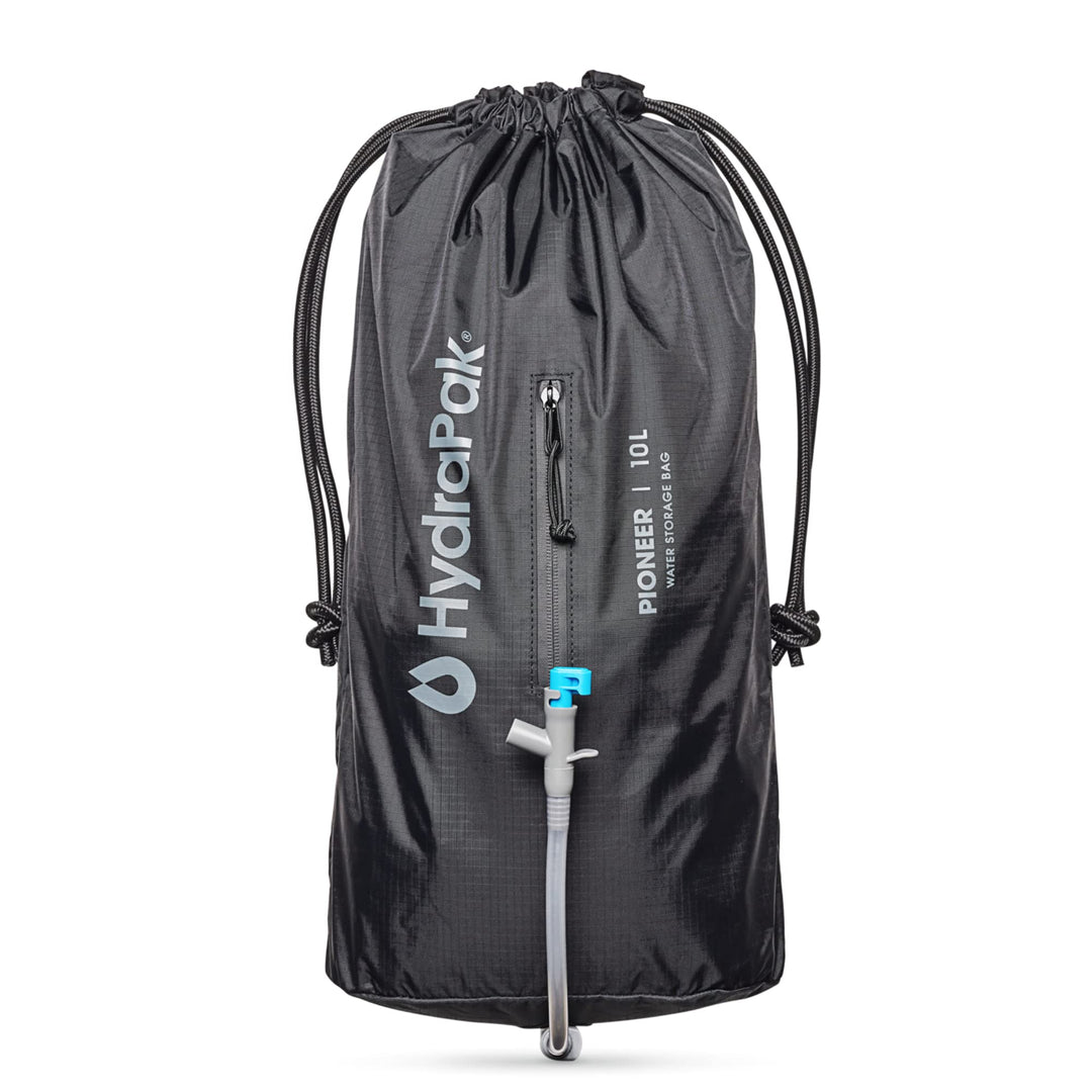 Hydrapak Pioneer Wasser-Aufbewahrungstasche 10 Liter Schwarz, 10 Liter Schwarz