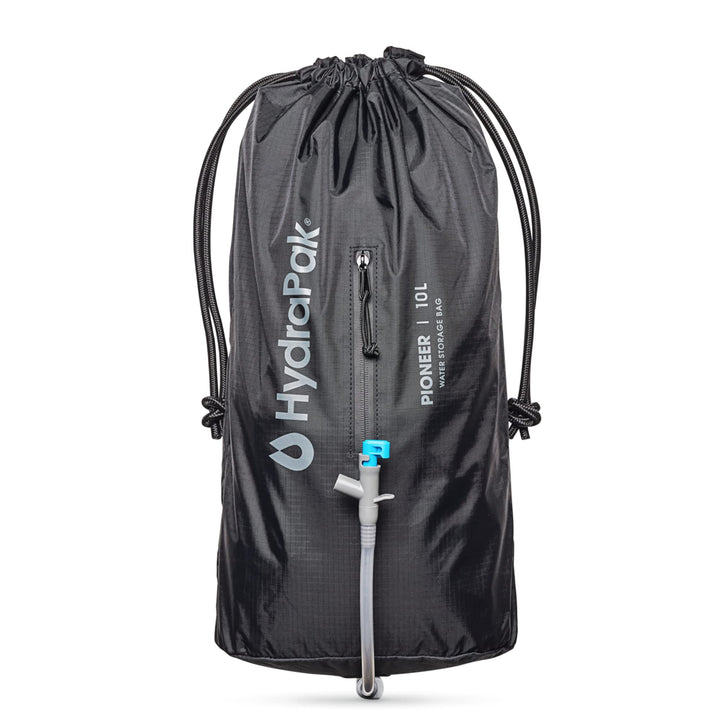 Hydrapak Pioneer Wasser-Aufbewahrungstasche 10 Liter Schwarz, 10 Liter Schwarz