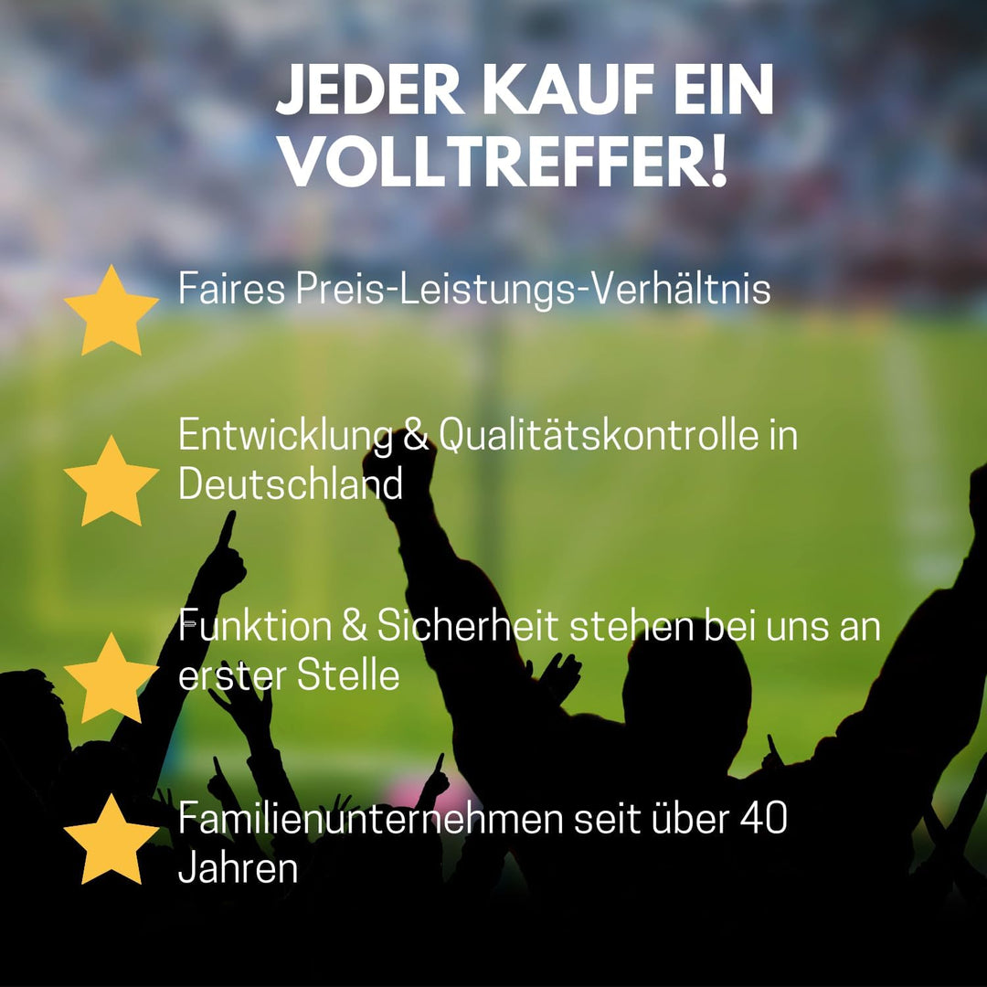 Best Sporting Rebound Fussballtor I Fussball Tor 213 cm x 153 cm x 76 cm I Fussballtor gross I Hochw