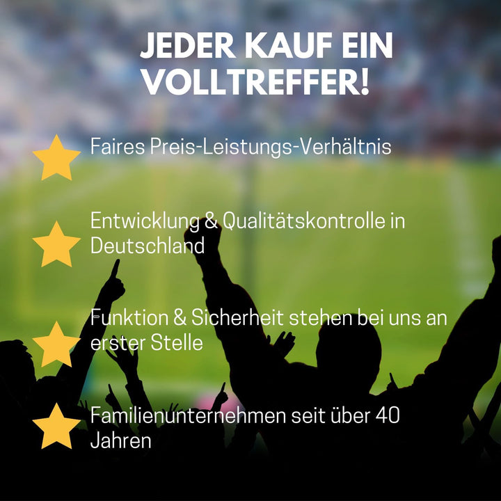 Best Sporting Rebound Fussballtor I Fussball Tor 213 cm x 153 cm x 76 cm I Fussballtor gross I Hochw