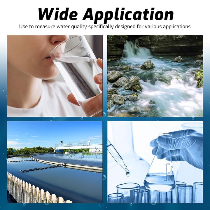 Multiparameter 9-in-1 Wasserqualitäts-Tester-Stift COD TOC UV275 TDS EC Salinity Härte SG Temp-Meter