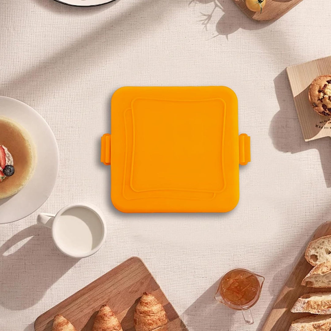 Mikrowellen-Sandwich-Maker, lebensmittelechte Antihaft-Sandwichpresse, integrierter Anschluss, spülm