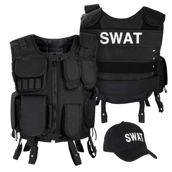 Black Snake Unisex Kostüm Kostüm XS-S SWAT, XS-S SWAT