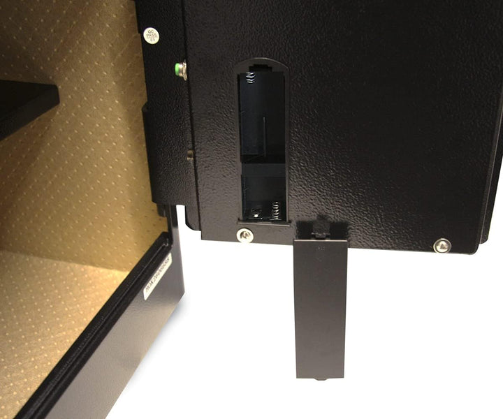 mySafe Premium 350 | elektronischer Schrank-Tresor | Zahlencode & Fingerscan | modernes Design | hoh