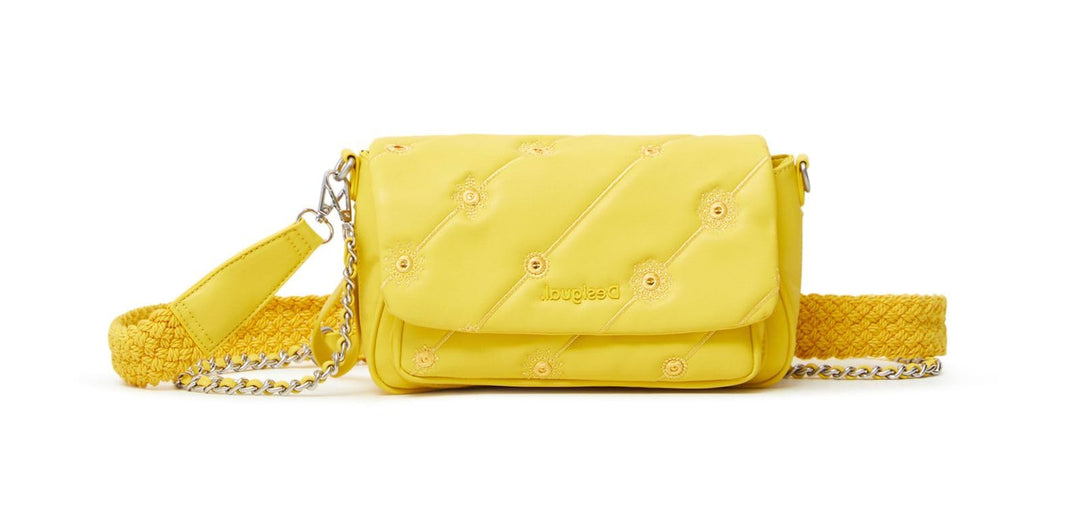Desigual Womens BOLS_TROMSO OJO DE Tigre Across Body Bag, Yellow