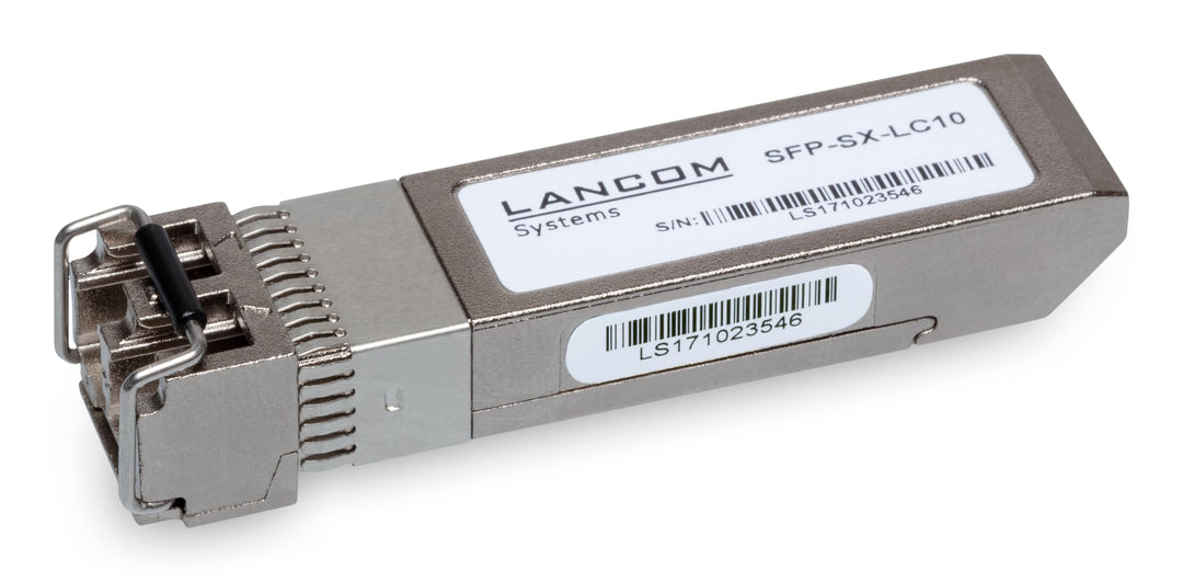 LANCOM SFP-SX-LC10 Glasfaser-SFP-Modul, 10GBASE-SR/SW-SFP-Modul, Multimode Fiber (max. Entfernung 30