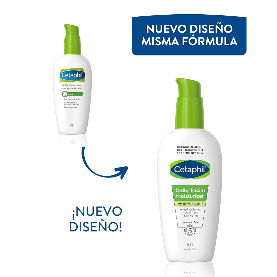Cetaphil Crema Hidratante Día Facial, 88 Mililitros