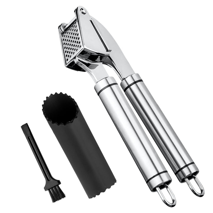 Gadget-Hero Silikon Knoblauchschäler + Knoblauchpresse – Spülmaschinenfest, robust & leicht zu reini