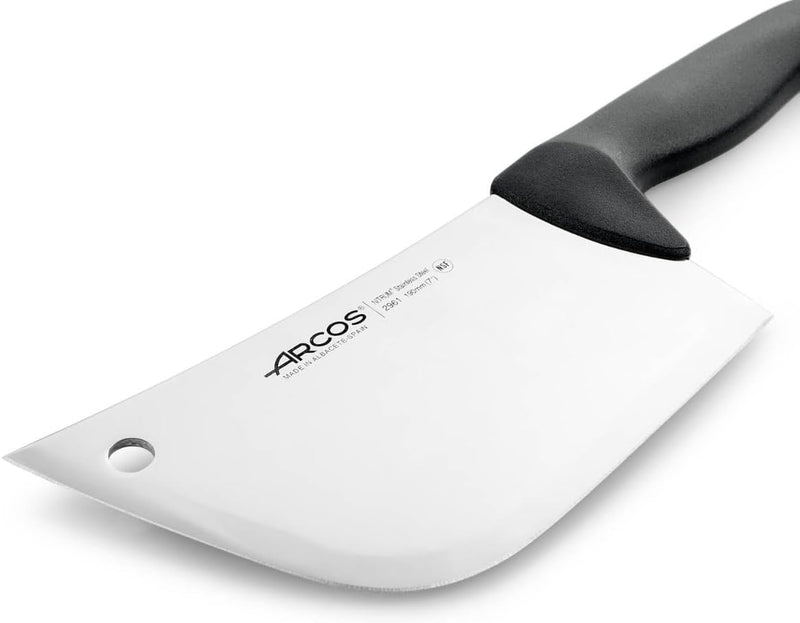 Arcos Serie 2900 - Hackmesser Metzgermesser - Klinge Nitrum Edelstahl 190 mm - HandGriff Polypropyle