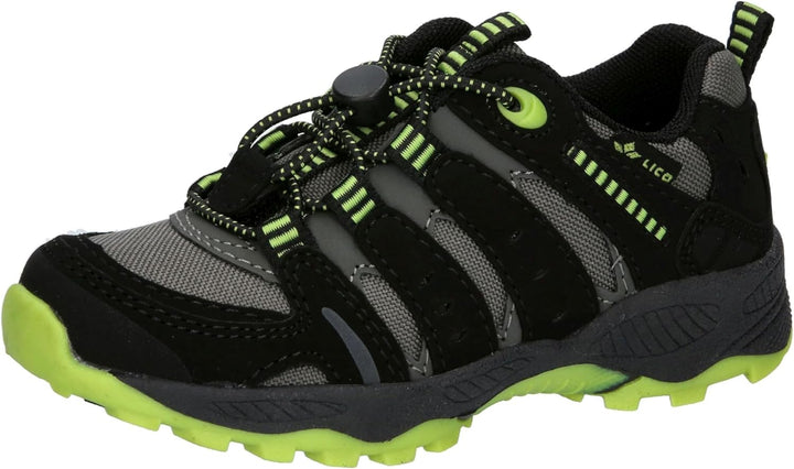 Lico Unisex Kinder Fremont Trekking-& Wanderhalbschuhe 29 EU Grau Schwarz Lemon, 29 EU Grau Schwarz