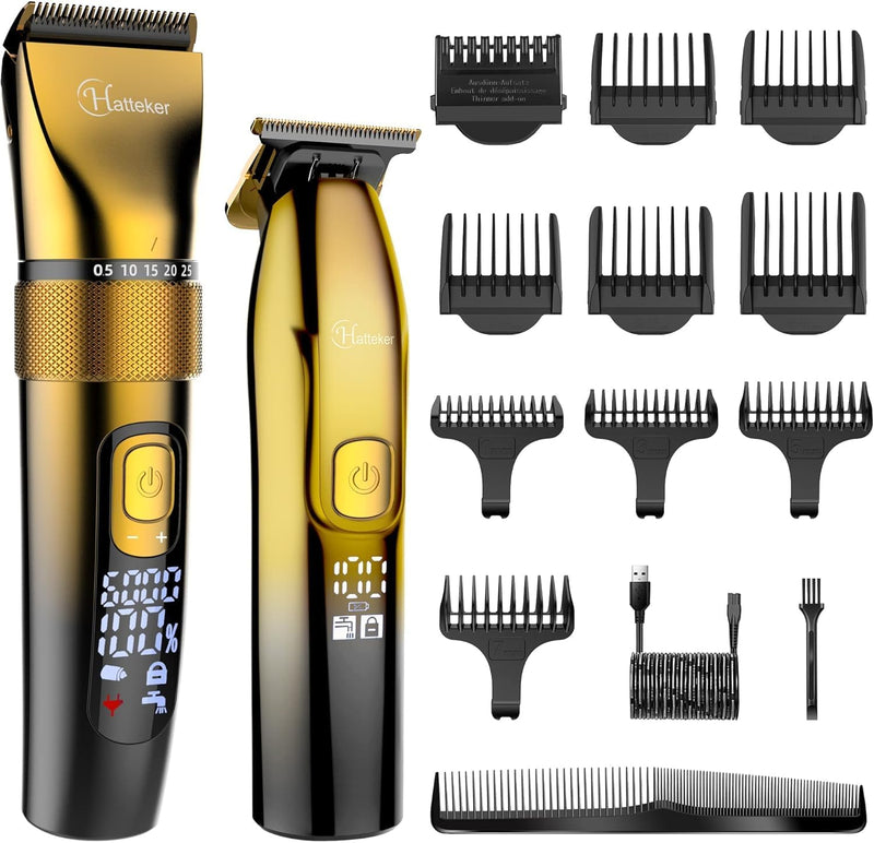 Hatteker Profi Haarschneidemaschine Set Haarschneider Pflegesets Barttrimmer Bartschneider Herren T-