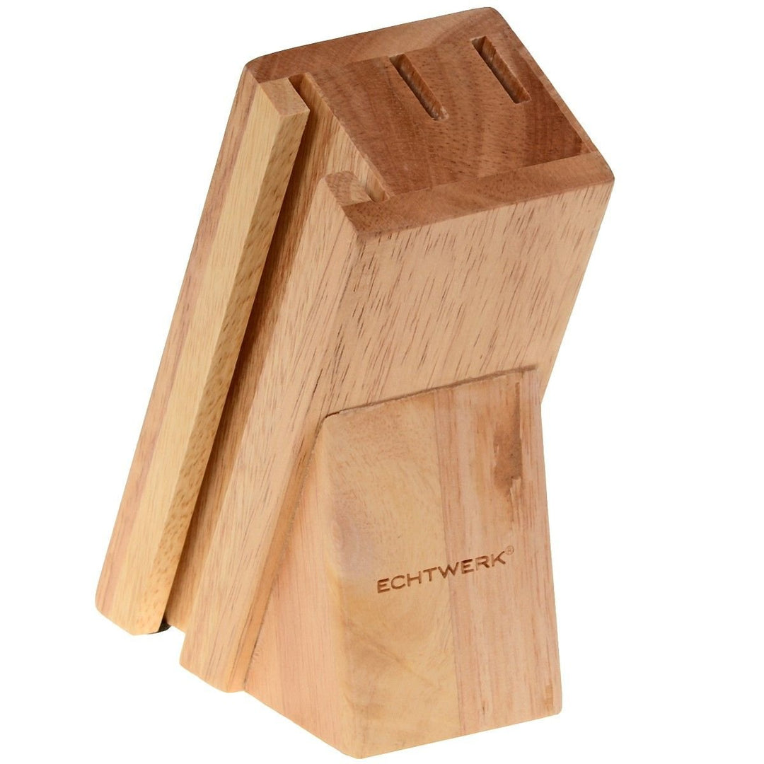 ECHTWERK Messerblock aus Holz für 3 Teile Einheitsgrösse Color, Einheitsgrösse Color