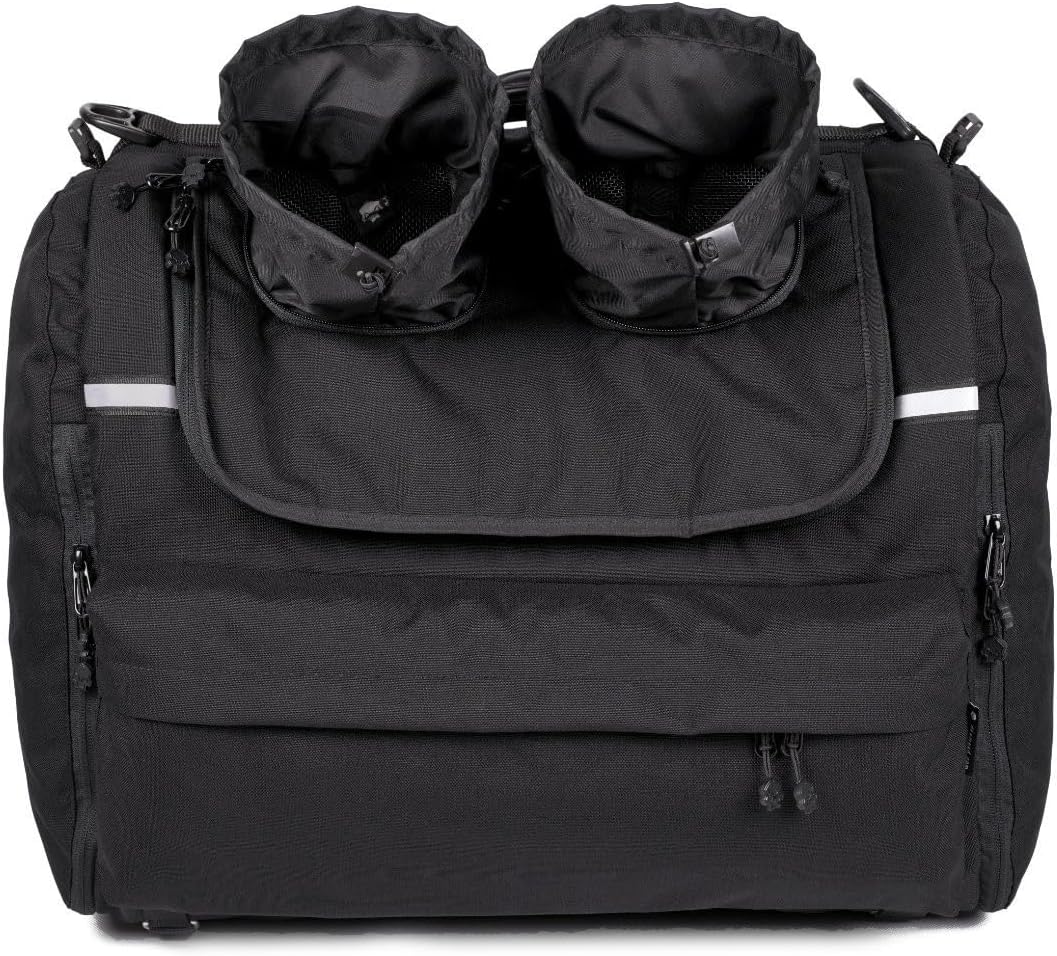 Pet Bag Motorrad Tasche für Hunde (2-36 kg), wasserdicht, tragbar, dreifach belüftet, Gepäckablage o