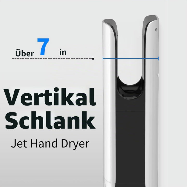 anydry 2065 Doppelseitiger Händetrockner HEPA Filter Effizient ABS Weiss