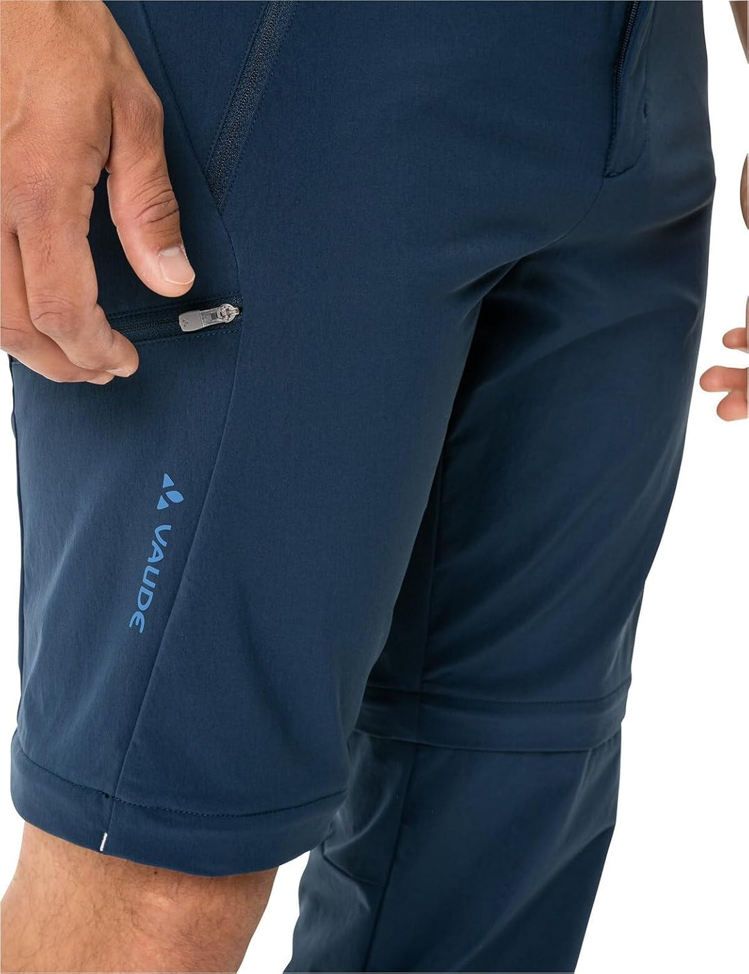 VAUDE Wanderhose Herren Farley Stretch Zip-Off Pants II - Wasserabweisende Herren Wanderhose Zip Off