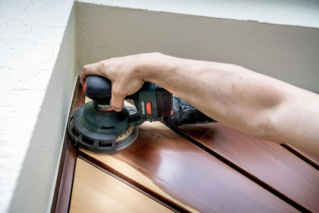 metabo Akku-Exzenterschleifer SXA 18 LTX 150 BL - 18 V, 150 mm Schleifteller-Ø - Drehzahlregelung, S