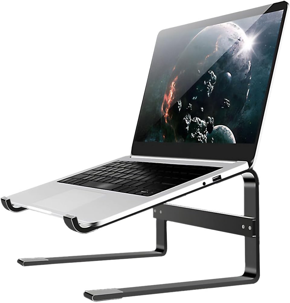 MMOBIEL Laptop Stand Grosser - Laptop Ständer 10 bis 18 Zoll - Laptophalterung Universal - Laptopstä