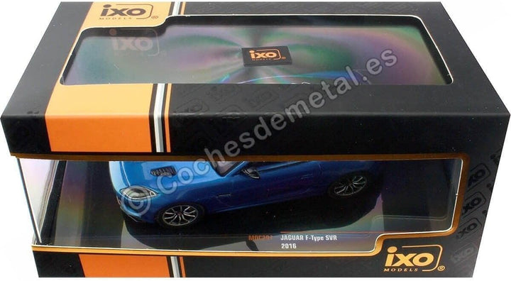 Ixo Jaguar F-Type SVR 2016 blau Modellauto 1:43 Models