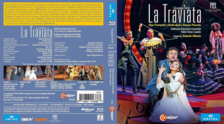 Verdi: La Traviata (Baden-Baden, 2015) [Blu-ray], Blu-ray