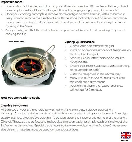 Safire Grill Roaster Edelstahl