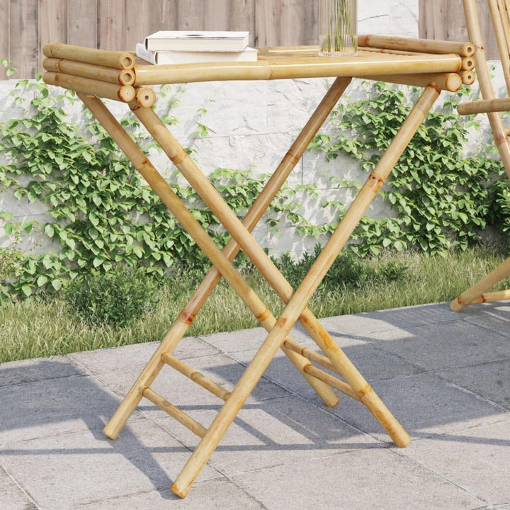 vidaXL Tabletttisch, Beistelltisch Klappbar Tragbar, Klapptisch für Garten Terrasse Wohnzimmer, Serv