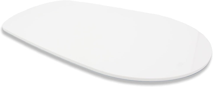 Gleitbrett aus Acryl | weiss glänzend | 35x22cm für KitchenAid Classic | Artisan | und vielen andere