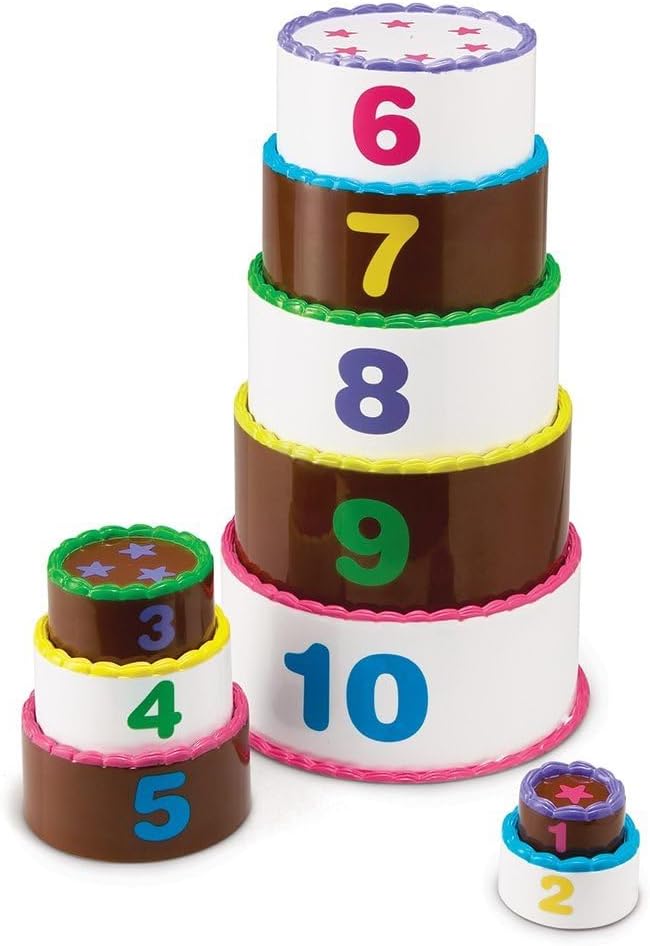 Learning Resources Smart Snacks Stapeltorte mit Zahlen