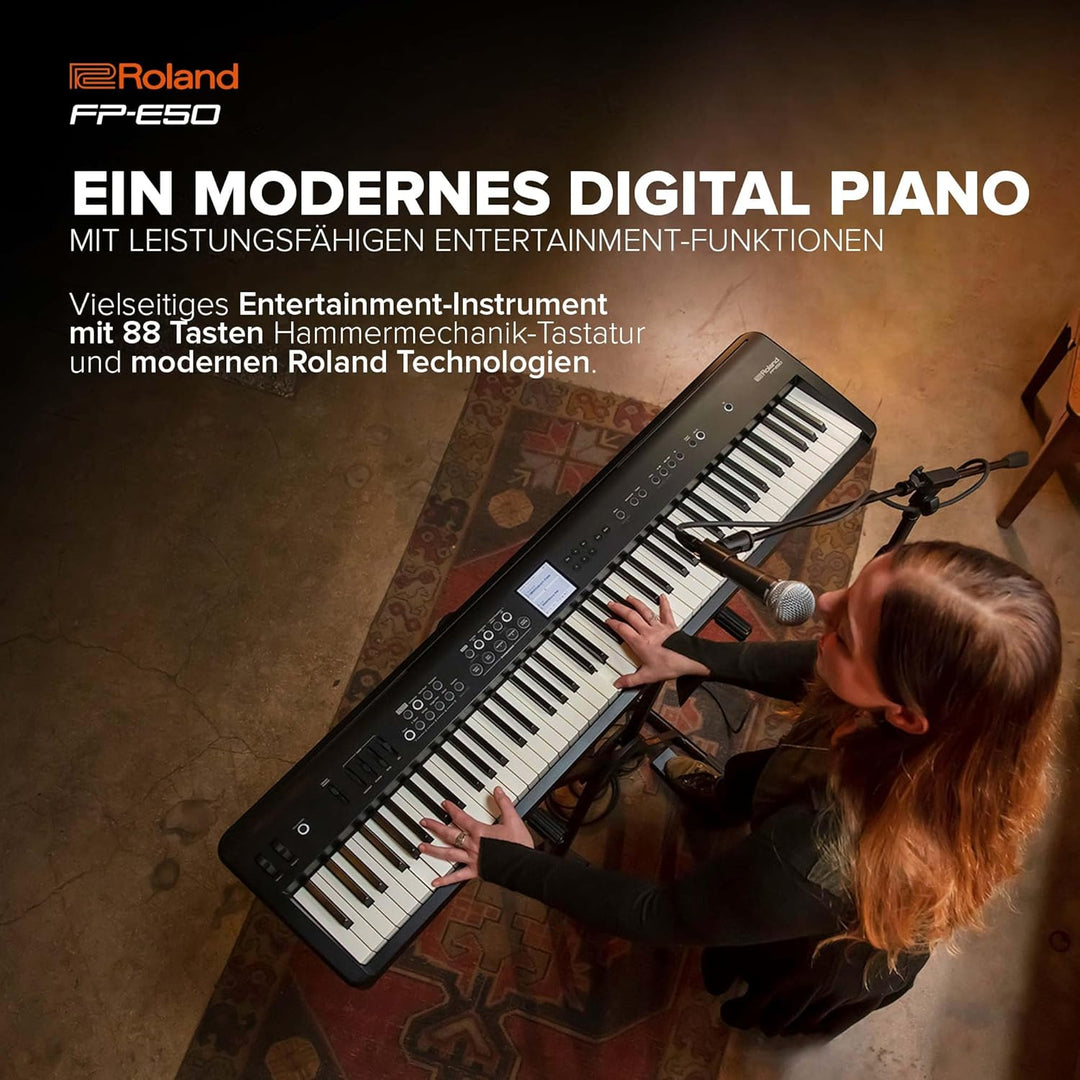 Roland FP-E50 Digital Piano | SuperNATURAL Piano & ZEN-Core Soundengine | 88 Tasten Hammermechanik-T