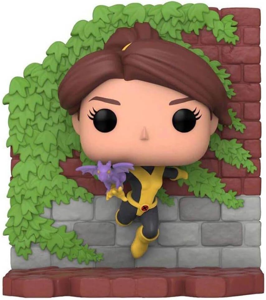 Funko Marvel POP! Deluxe Vinyl Figur X-Men: Kitty Pryde mit Lockheed 9 cm