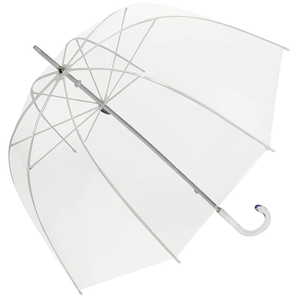 VON LILIENFELD Regenschirm Glockenschirm Transparent Durchsichtig Melina, Transparent
