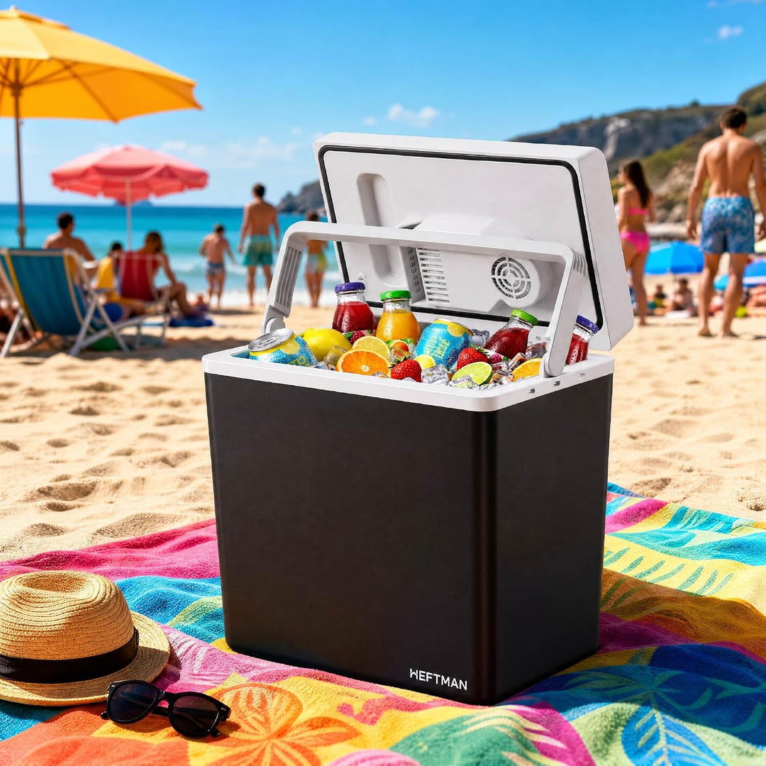 HEFTMAN 20L Kühlbox Elektrisch - Isolierte, Tragbare Elektrische Kühlbox, 20L
