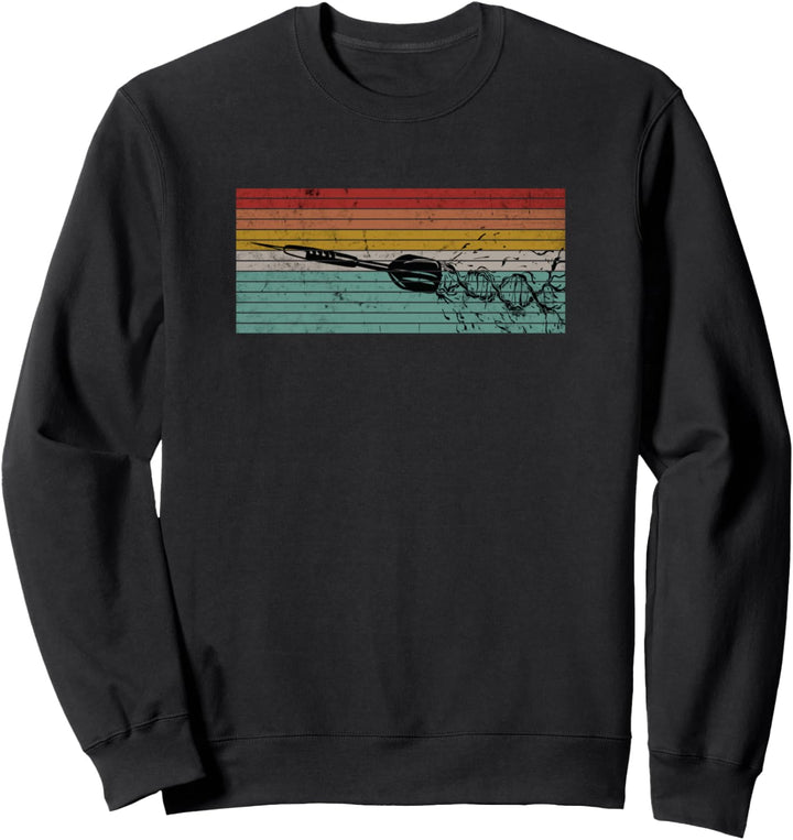 Retro Dartpfeil DNA Dart Dartspieler Sweatshirt