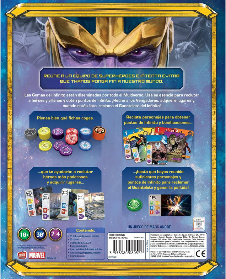 Unbox Now - Splendor Marvel - Brettspiel auf Spanisch