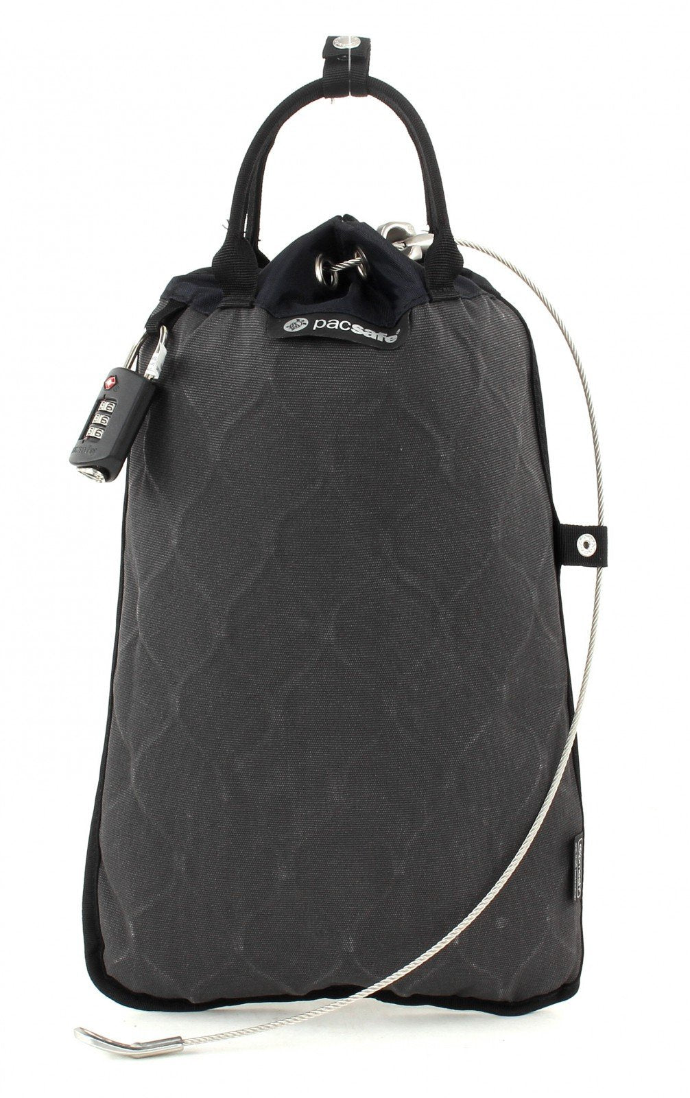 Pacsafe Travelsafe - Mobiler Safe, Schultertasche mit TSA-Zahlen-Schloss, Diebstahlschutz, Unisex He