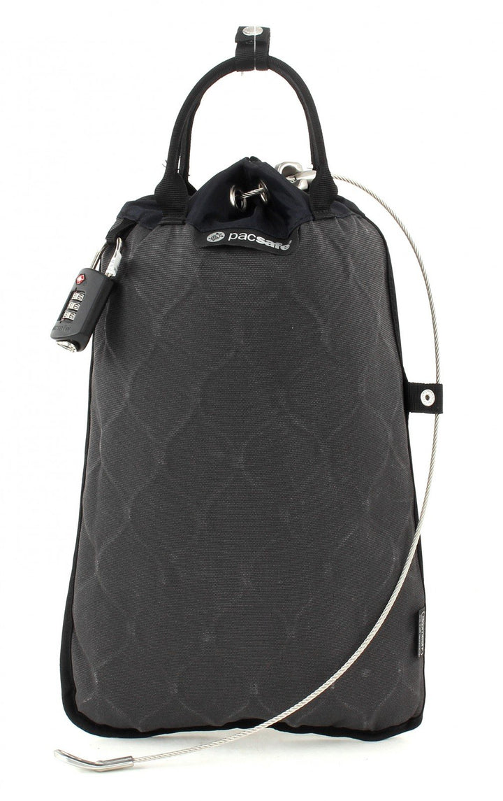 Pacsafe Travelsafe - Mobiler Safe, Schultertasche mit TSA-Zahlen-Schloss, Diebstahlschutz, Unisex He