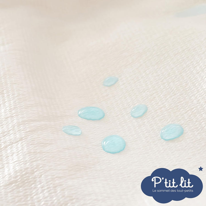 P'tit Lit Bettlaken Magique 2-in-1, 60 x 120 cm, Weiss 60x120 cm Weiss, 60x120 cm Weiss