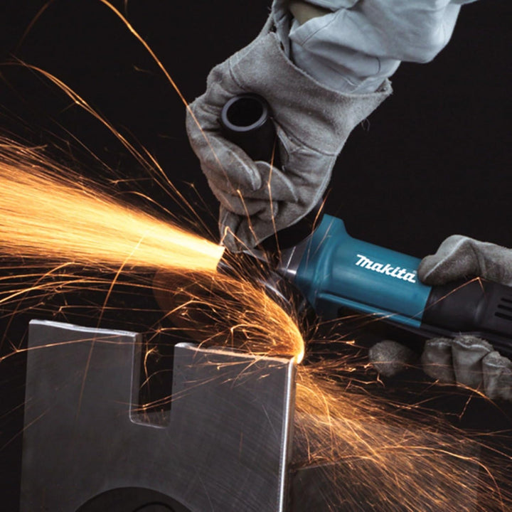 Makita 9558PBGY Winkelschleifer 125 mm, 840 W mit Paddelschalter