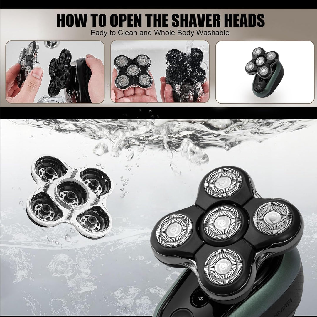 2 paquet de têtes de rechange pour rasoir compatibles avec les rasoirs Remington RX7 Ultimate Series