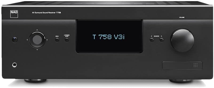 NAD T758 V3i - A/V-Receiver - 4K Ultra HD Video-, Dolby Atmos- und DTS-X, Apple Airplay 2, BluOS, je