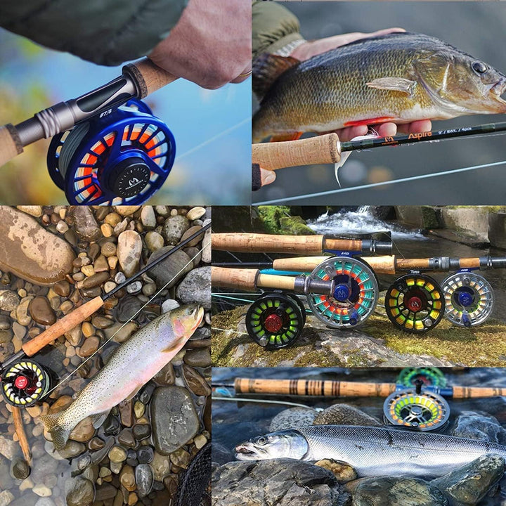 Maximumcatch Fliegenfischen Schnur mit Schlaufen, schwimmende Fliegenschnur 30,5m lang, WF3F/4F/5F/6
