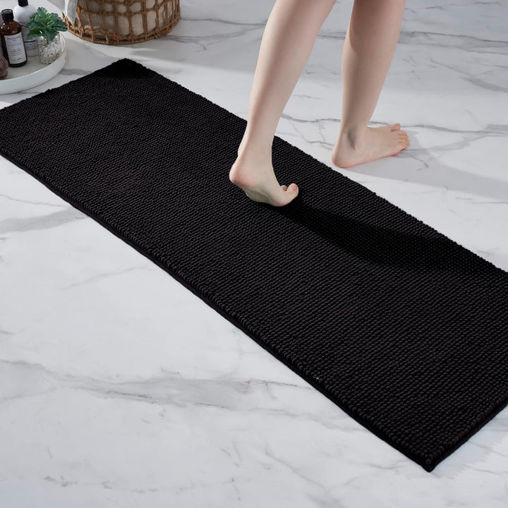 Decomira Badematte rutschfest | Als Badteppich Set kombinierbar | Badezimmer-Teppich Bad-Vorleger wa