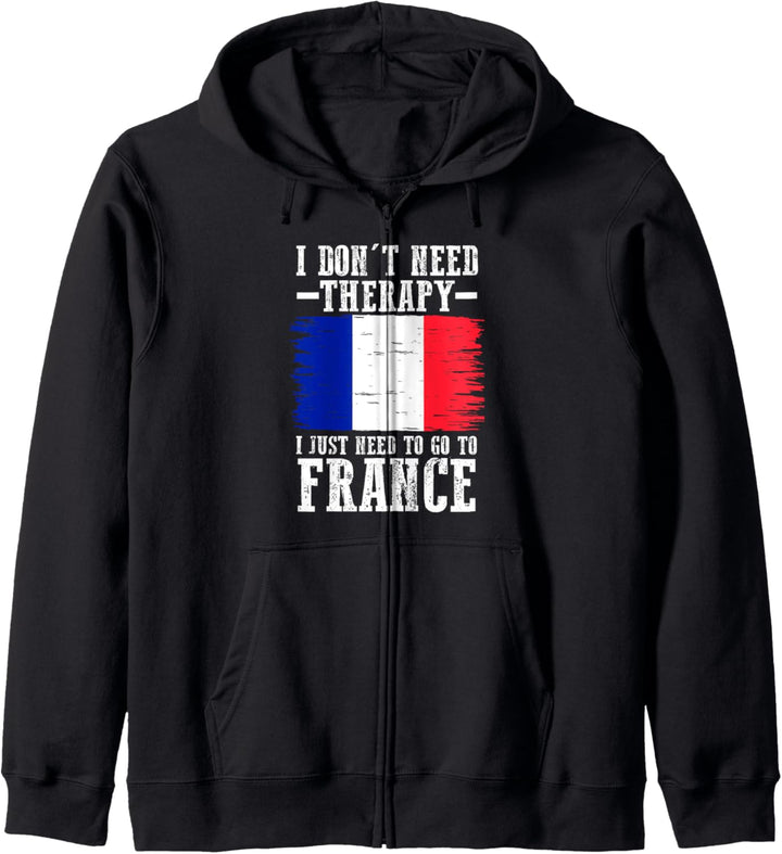 Frankreich-Flagge Kapuzenjacke