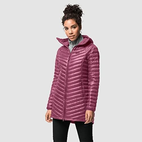 Jack Wolfskin Damen Atmosphere Coat W Winddichter Daunenmantel, XS Violetter Quarz