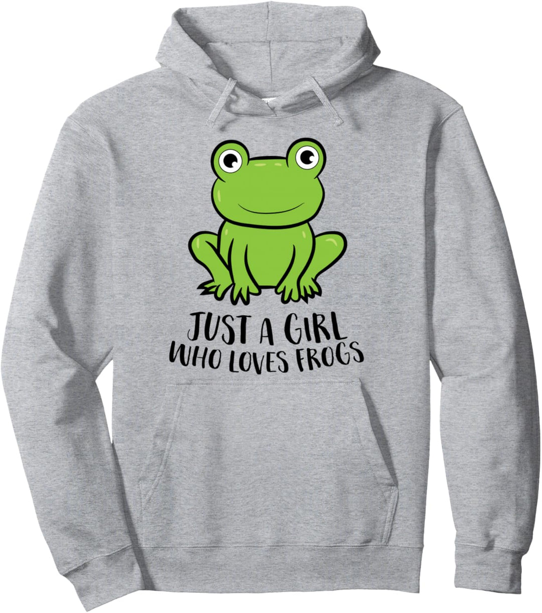Frosch Mädchen Nur Ein Frosch Mädchen Das Frösche Liebt Pullover Hoodie